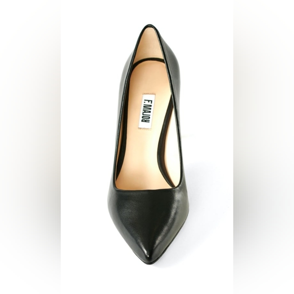 F.Major Black Patent pump